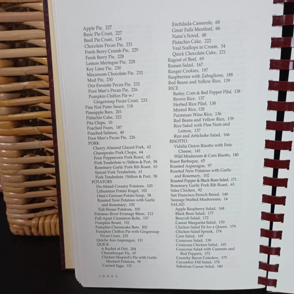 Great Falls Virginia School PTA Community Cookbook Cooking With Class 1st ED '96